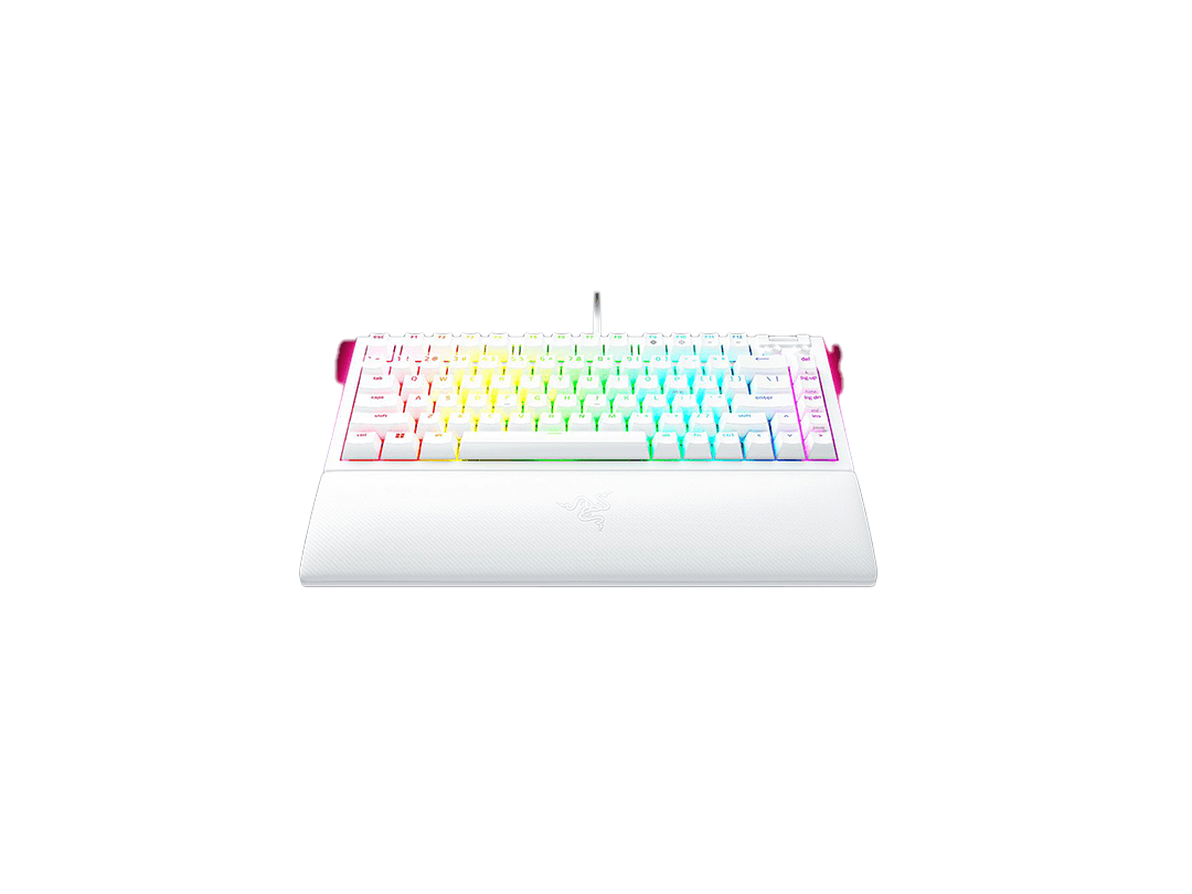 Razer BlackWidow V4 75% Mechanical Gaming Keyboard - White in Qatar Razer BlackWidow V4 75% Mechanical Gaming Keyboard - White in Qatar